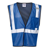 B120-131 Kishigo EV Series® Enhanced Visibility Non-ANSI Vest Royal Blue - B121