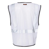 B120-131 Kishigo EV Series® Enhanced Visibility Non-ANSI Vest White - B124