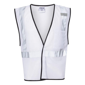 B120-131 Kishigo EV Series® Enhanced Visibility Non-ANSI Vest White - B124