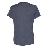 S04V Hanes Perfect-T Women’s V-Neck T-Shirt Charcoal Heather