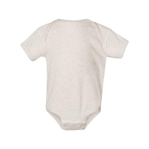 4400 Rabbit Skins Infant Baby Rib Bodysuit Natural Heather