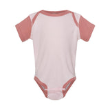 4400 Rabbit Skins Infant Baby Rib Bodysuit Ballerina/ Mauvelous