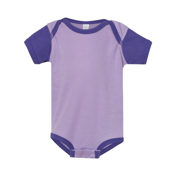 4400 Rabbit Skins Infant Baby Rib Bodysuit Lavender/ Purple