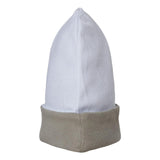 4451 Rabbit Skins Infant Baby Rib Cap White/ Titanium