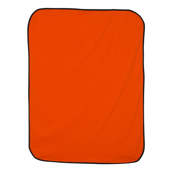 1110 Rabbit Skins Premium Jersey Infant Blanket Orange/ Black