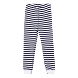 202Z Rabbit Skins Toddler Baby Rib Pajama Pants Navy & White Stripe