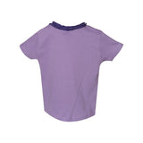 3329 Rabbit Skins Toddler Girls' Ruffle Neck Fine Jersey Tee Lavender/ Purple