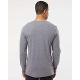 6918 LAT Fine Jersey Long Sleeve Tee Granite Heather