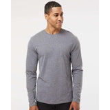 6918 LAT Fine Jersey Long Sleeve Tee Granite Heather