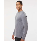 6918 LAT Fine Jersey Long Sleeve Tee Granite Heather