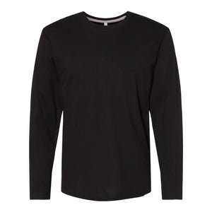 6918 LAT Fine Jersey Long Sleeve Tee Black