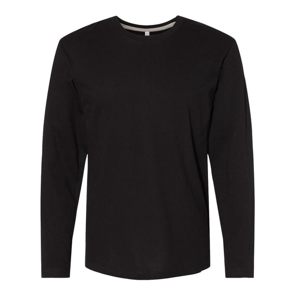 6918 LAT Fine Jersey Long Sleeve Tee Black