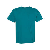 6030 Comfort Colors Garment-Dyed Heavyweight Pocket T-Shirt Topaz Blue