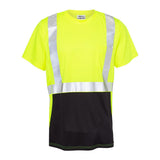 9162 Kishigo Black Bottom Class 2 T-Shirt Lime