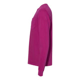 4410 Comfort Colors Garment-Dyed Heavyweight Long Sleeve Pocket T-Shirt Boysenberry