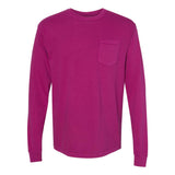 4410 Comfort Colors Garment-Dyed Heavyweight Long Sleeve Pocket T-Shirt Boysenberry