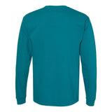 4410 Comfort Colors Garment-Dyed Heavyweight Long Sleeve Pocket T-Shirt Topaz Blue