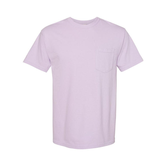 6030 Comfort Colors Garment-Dyed Heavyweight Pocket T-Shirt Orchid