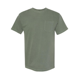 6030 Comfort Colors Garment-Dyed Heavyweight Pocket T-Shirt Moss