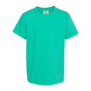 9018 Comfort Colors Garment-Dyed Youth Heavyweight T-Shirt Island Green