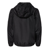 EXP24YWZ Independent Trading Co. Youth Lightweight Windbreaker Full-Zip Jacket Black