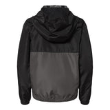 EXP24YWZ Independent Trading Co. Youth Lightweight Windbreaker Full-Zip Jacket Black/ Graphite