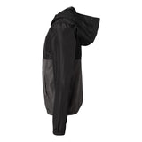 EXP24YWZ Independent Trading Co. Youth Lightweight Windbreaker Full-Zip Jacket Black/ Graphite