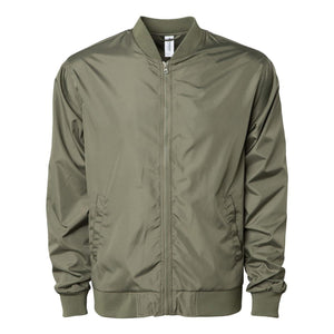 EXP52BMR Independent Trading Co. Lightweight Bomber Jacket Army