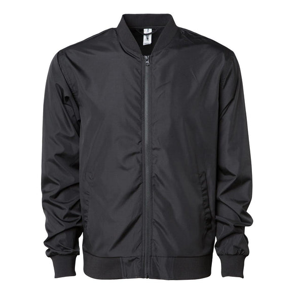 EXP52BMR Independent Trading Co. Lightweight Bomber Jacket Black