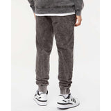 PRM50PTMW Independent Trading Co. Mineral Wash Fleece Pants Black