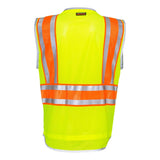 1543-1544 Kishigo Premium Brilliant Series® Ultimate Reflective Vest Lime