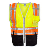 1543-1544 Kishigo Premium Brilliant Series® Ultimate Reflective Vest Lime