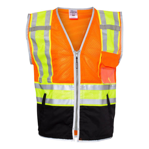 1543-1544 Kishigo Premium Brilliant Series® Ultimate Reflective Vest Orange