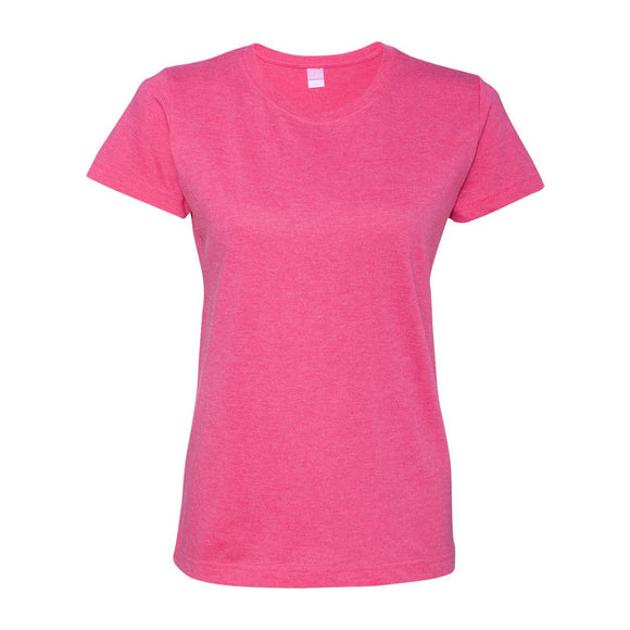 3516 LAT Women's Fine Jersey Tee Vintage Hot Pink