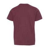 6101 LAT Youth Fine Jersey Tee Vintage Burgundy