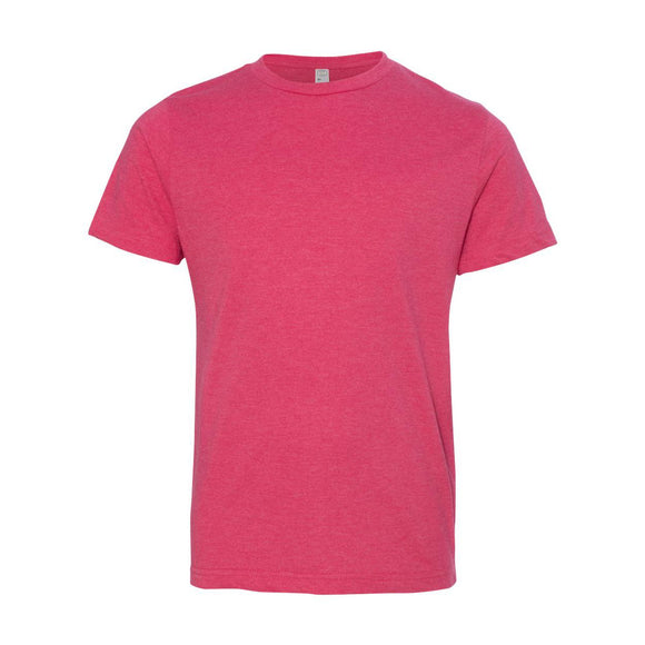 6101 LAT Youth Fine Jersey Tee Vintage Hot Pink