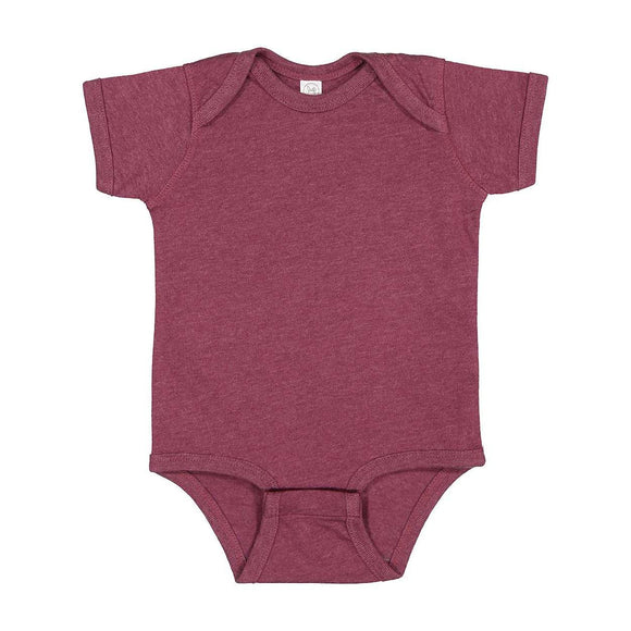 4424 Rabbit Skins Infant Fine Jersey Bodysuit Vintage Burgundy