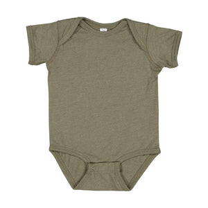 4424 Rabbit Skins Infant Fine Jersey Bodysuit Vintage Military Green