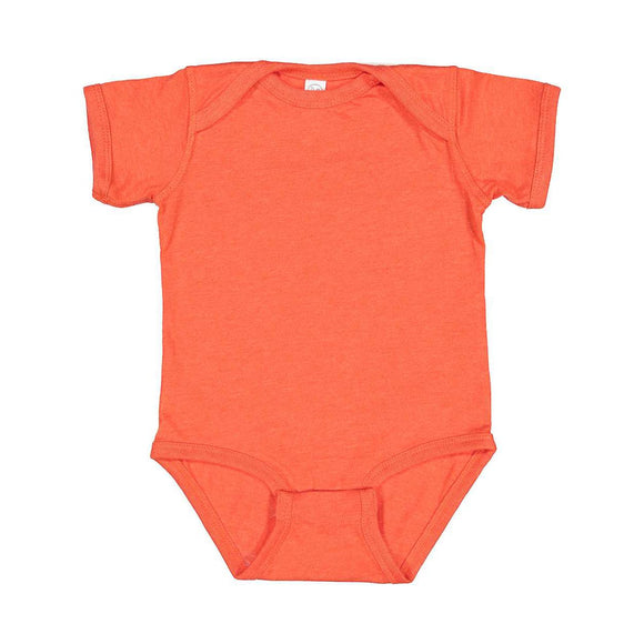 4424 Rabbit Skins Infant Fine Jersey Bodysuit Vintage Orange