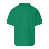 8800B Gildan DryBlend® Youth Jersey Polo Kelly Green