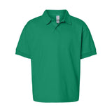 8800B Gildan DryBlend® Youth Jersey Polo Kelly Green