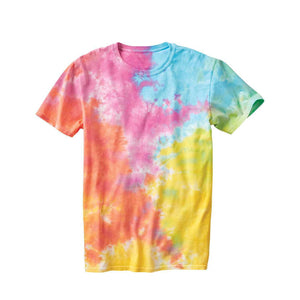 640VR Dyenomite Slushie Crinkle Tie-Dyed T-Shirt Aerial