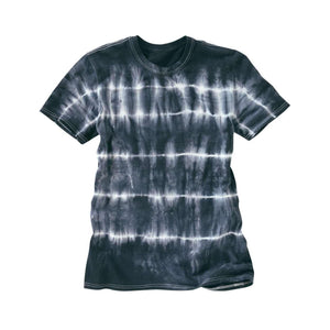 640SB Dyenomite Shibori Tie-Dyed T-Shirt Black