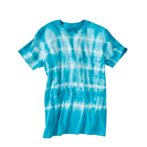 640SB Dyenomite Shibori Tie-Dyed T-Shirt Turquoise