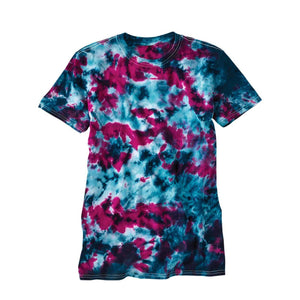 640LM Dyenomite LaMer Over-Dyed Crinkle Tie-Dyed T-Shirt Baltic