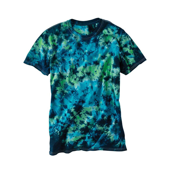 640LM Dyenomite LaMer Over-Dyed Crinkle Tie-Dyed T-Shirt Caribbean