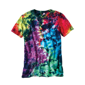 640LM Dyenomite LaMer Over-Dyed Crinkle Tie-Dyed T-Shirt Caspian