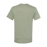 88MR JERZEES Snow Heather Jersey Crew T-Shirt Military Green