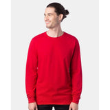 5286 Hanes Essential-T Long Sleeve T-Shirt Athletic Red