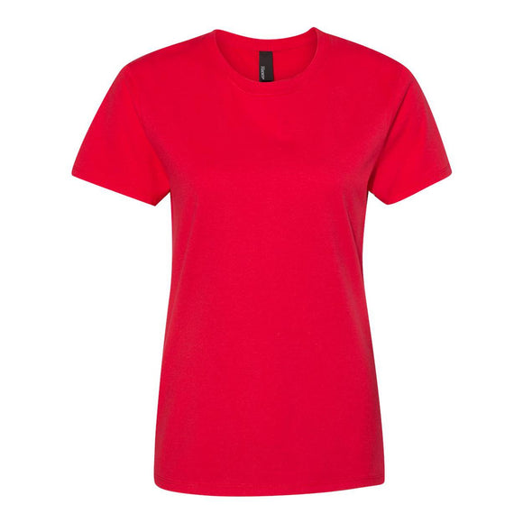 SL04 Hanes Perfect-T Women’s T-Shirt Athletic Red